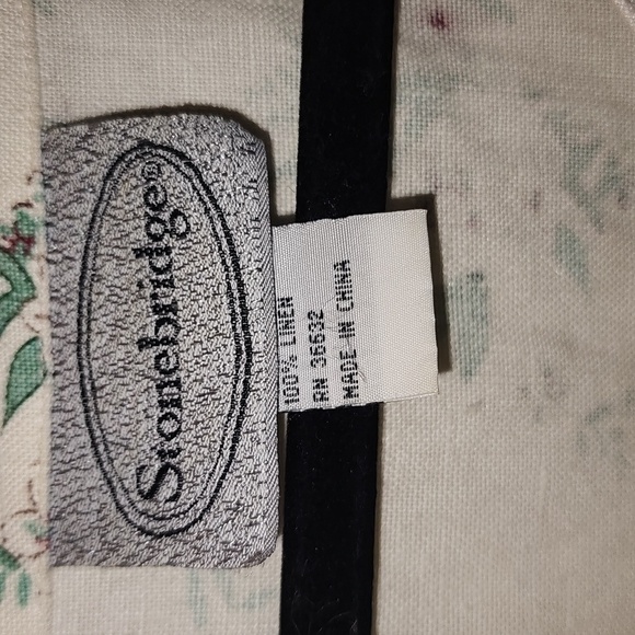 Stonebridge Size 10 100% Linen Off White Button Up Blouse Vintage - Picture 5 of 7